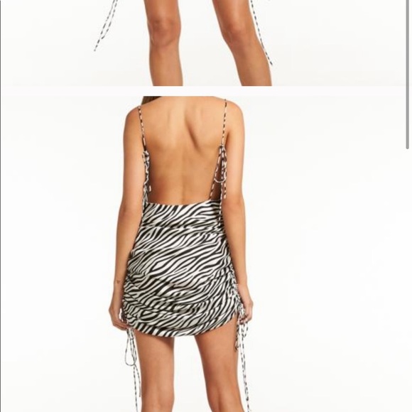 NWOT LIONESS RUCHED DRESS - Picture 2 of 3